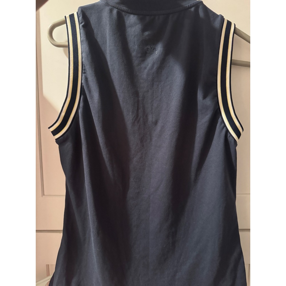 Varley Womens Navy Blue Striped Trim Sleeveless Athletic Tank Top XS - Picture 4 of 4
